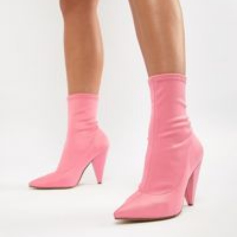 ASOS DESIGN Elope Pointed Sock Boots